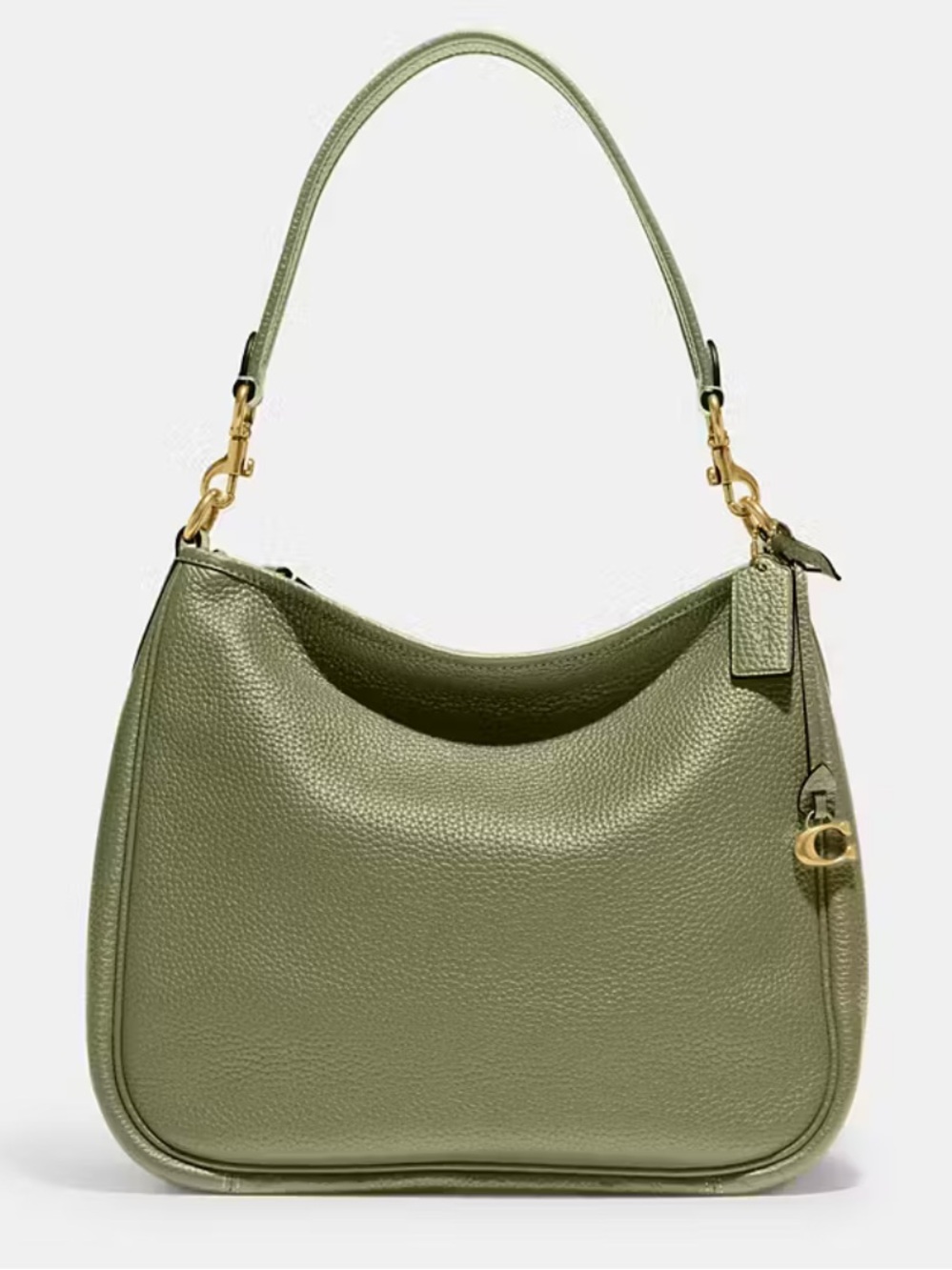 Coach Soft Pebble Leather Cary Shoulder Bag with Convertible Straps